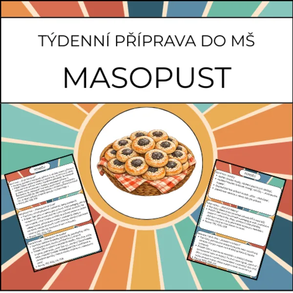 Masopust: týdenní příprava do MŠ 1