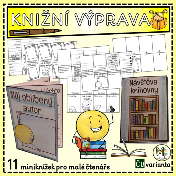 KNIŽNÍ VÝPRAVA - 11 miniknížek pro malé čtenáře 1