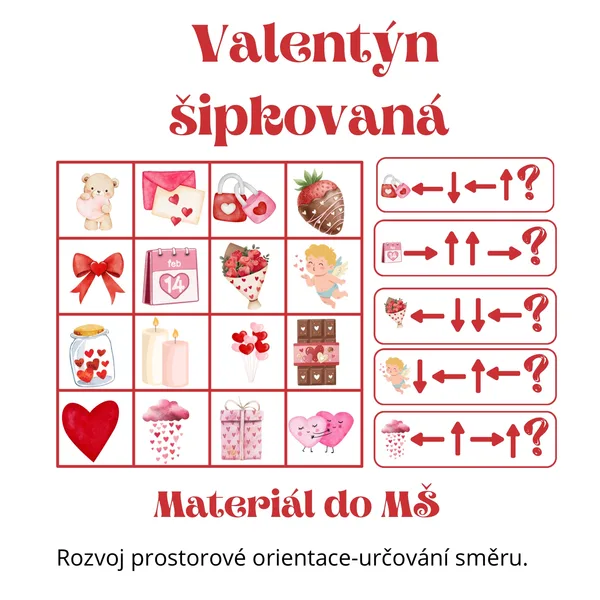 Valentýn šipkovaná 💌 1