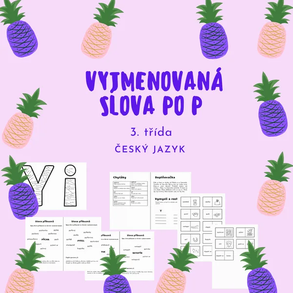 Vyjmenovaná a příbuzná slova po P 1