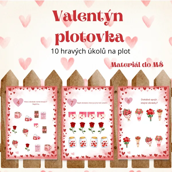 Valentýn plotovka 💗 1