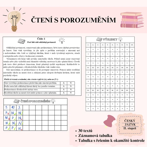 Čtení s porozuměním 1