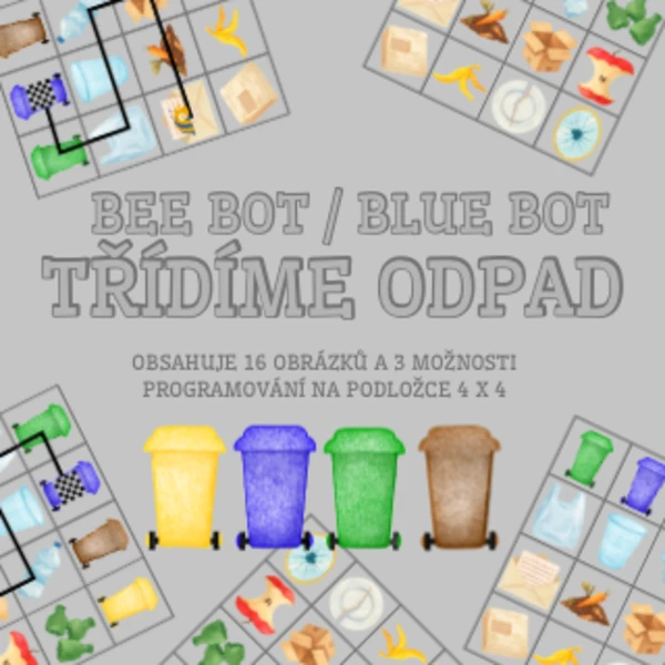 Třídíme odpad - Bee bot, blue bot 1