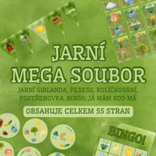 Jarní mega soubor – hravé aktivity pro MŠ 1