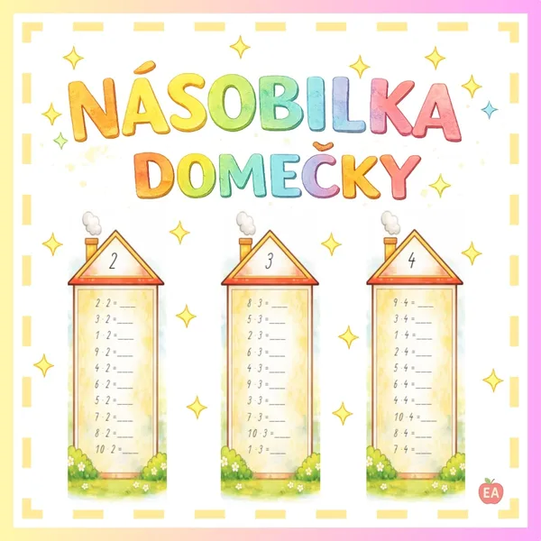 Násobilka - domečky 1