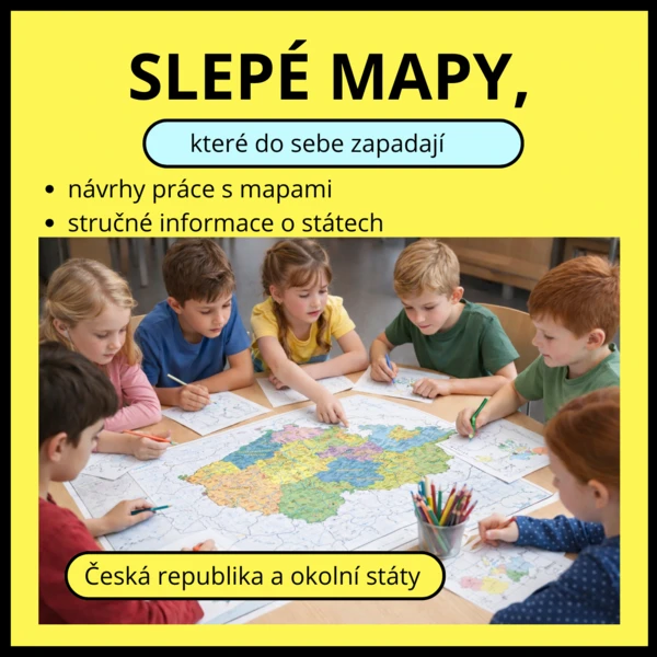 SLEPÉ MAPY, KTERÉ DO SEBE ZAPADAJÍ - ČESKÁ REPUBLIKA A SOUSEDÉ 1