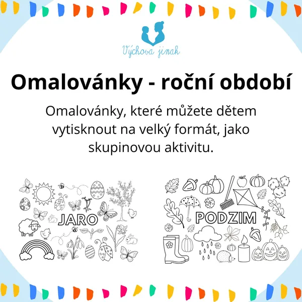 Omalovánky - roční období 1