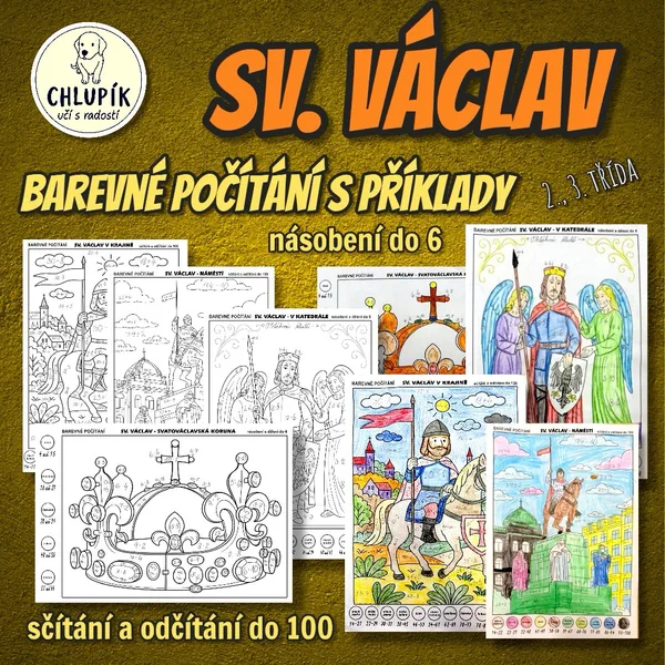 BAREVNÉ POČÍTÁNÍ - SV. VÁCLAV 1