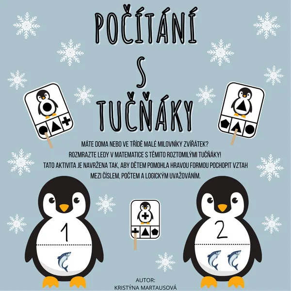 🐧 POČÍTÁNÍ S TUČŇÁKY: Zábavná matematika pro malé objevitele! 1