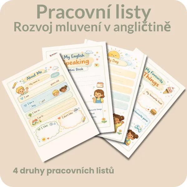 Rozvoj mluvení v angličtině – mini pracovní sešit 1