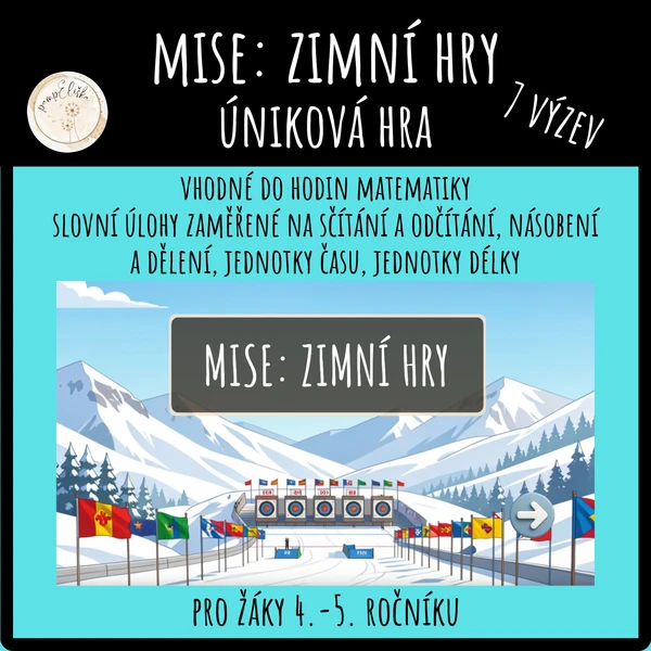 Úniková hra - Mise: Zimní hry 1