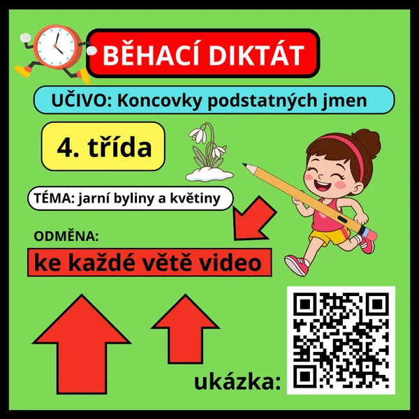 BĚHACÍ DIKTÁT NA CELOU HODINU. UNIKÁTNÍ MATERIÁL S VIDEY. 1