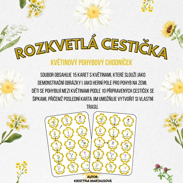 Rozkvetlá cestička - Poznáváme a hýbeme se! 1