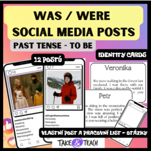 WAS / WERE - past tense TO BE 1