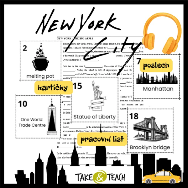 NEW YORK - památky, poslech 1