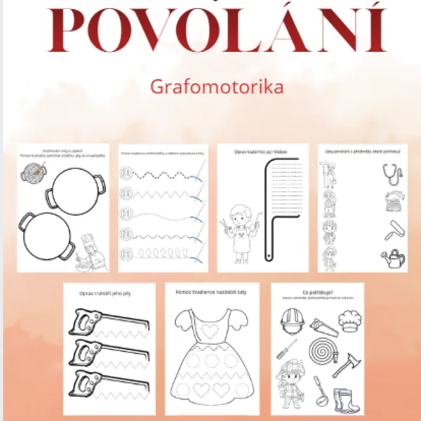 Povolání - grafomotorika 1