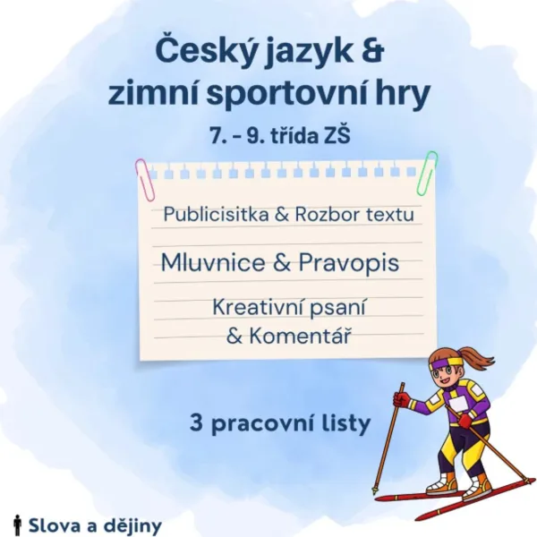 Český jazyk & zimní sportovní hry 1