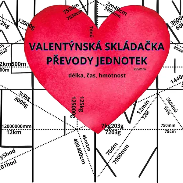 Sv. Valentýn - převody jednotek 1