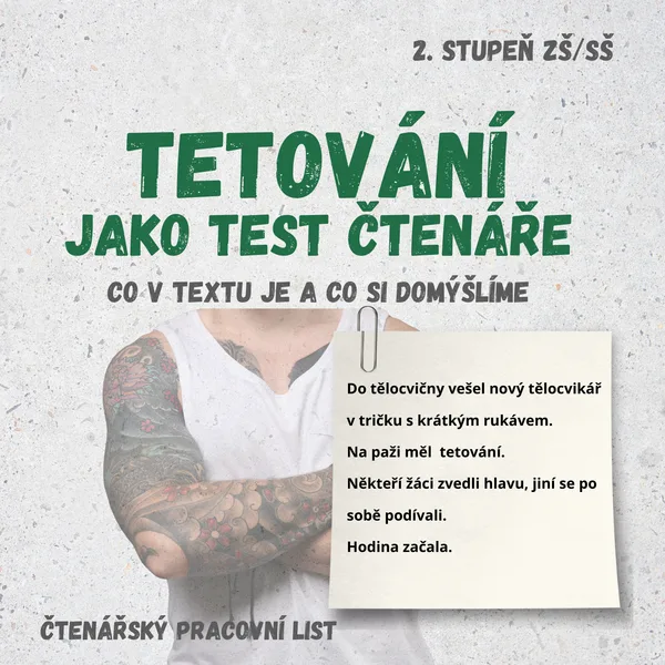 TETOVÁNÍ JAKO TEST ČTENÁŘE 1