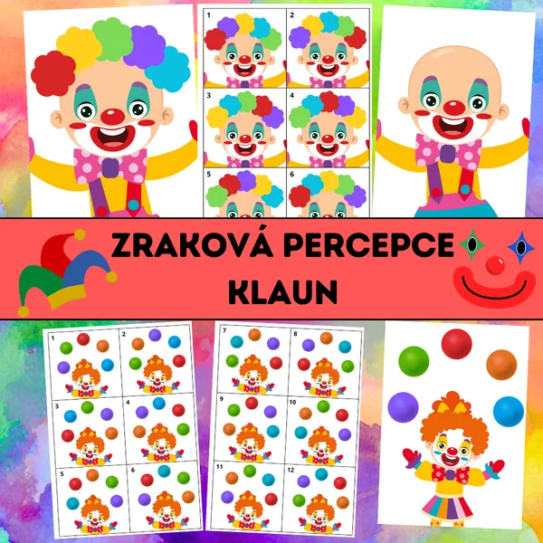Zraková percepce: Klaun 1