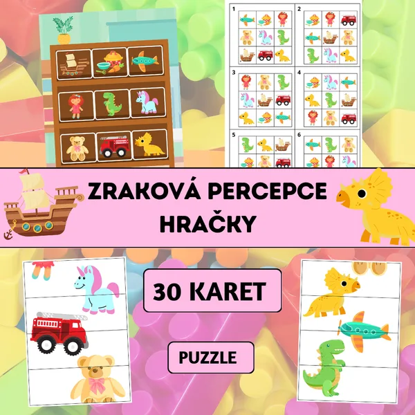 Zraková percepce: Hračky 1