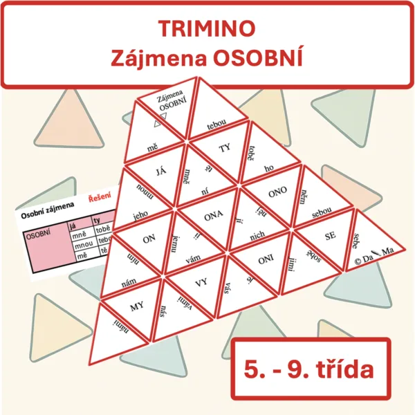 Zájmena osobní — TRIMINO 1