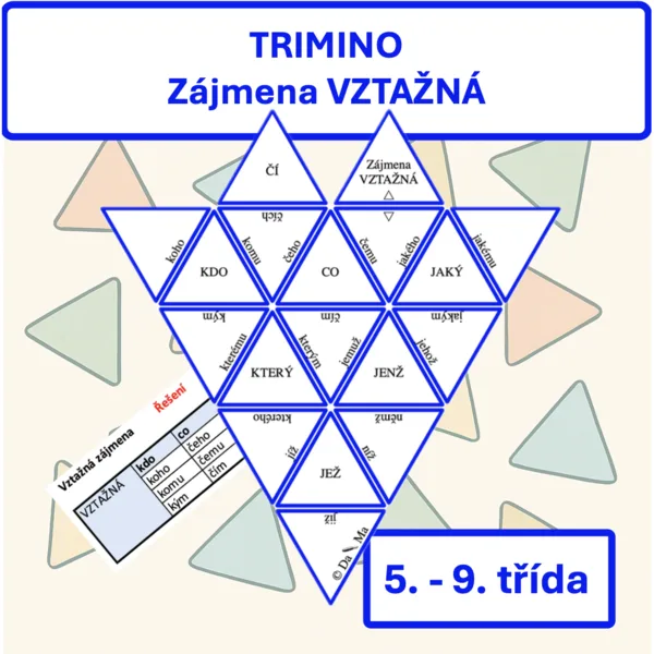 Zájmena vztažná — TRIMINO 1