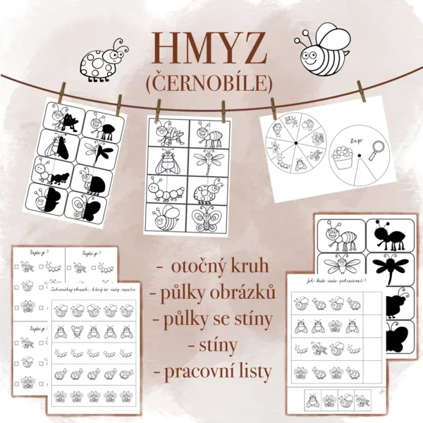 Hmyz (černobíle) 1