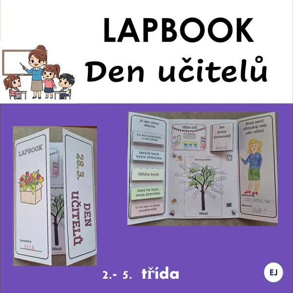 Lapbook - Den učitelů 1