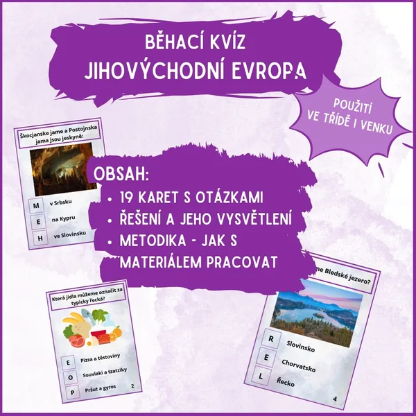 Jihovýchodní Evropa - běhací kvíz 1