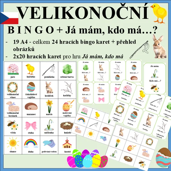 Velikonoční hry - Bingo a Já mám, kdo má 1