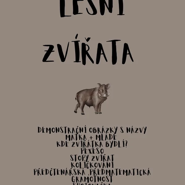 LESNÍ ZVÍŘATA na jaře🦌 1