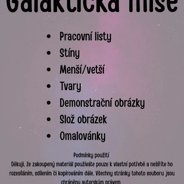 Galaktická mise 1
