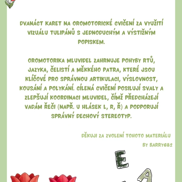 Oromotorika mluvidel 🌷 1