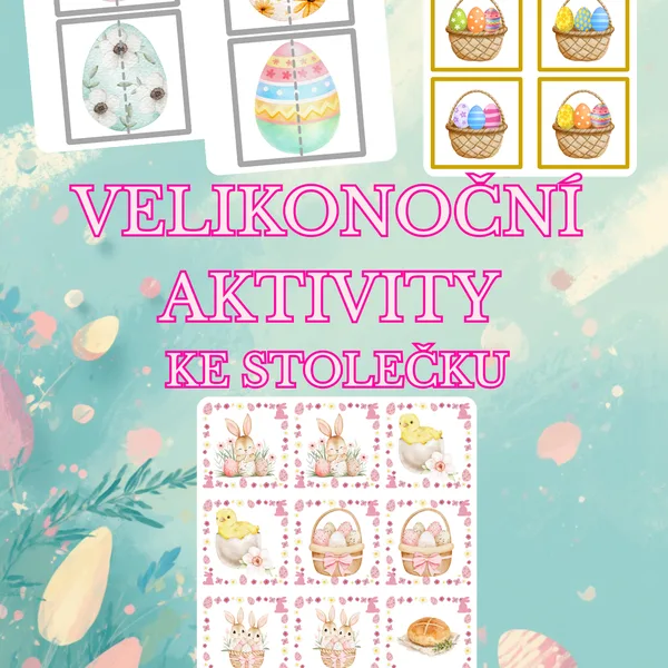 🐣 Velikonoční aktivity ke stolečku 🐣 1