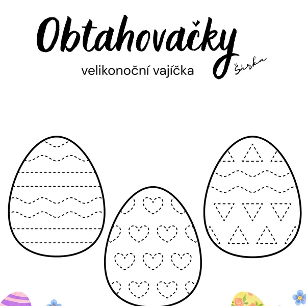 OBTAHOVAČKY - velikonoční vajíčka 1