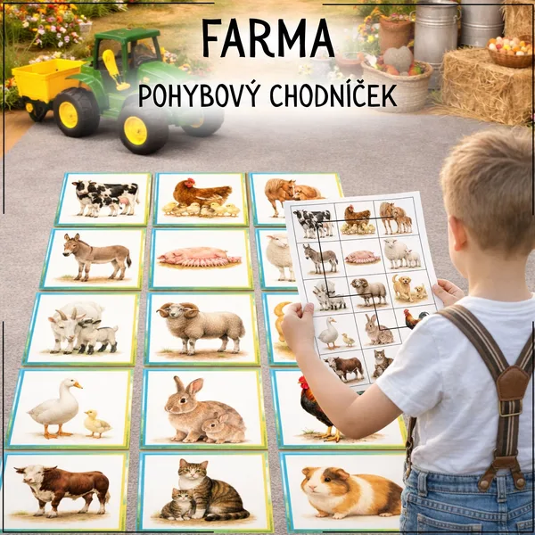 Farma - pohybový chodníček 1