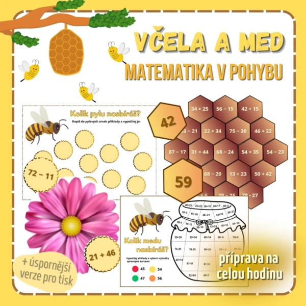 Včely a med - matematika v pohybu 1