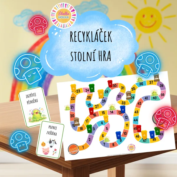 Recykláček - desková hra (Den Země, Ekologie) 1