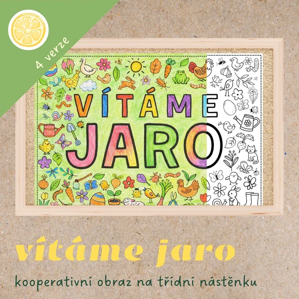 VÍTÁME JARO - kooperativní obraz 1