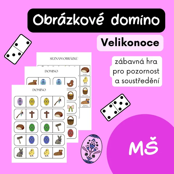 Velikonoční domino 1