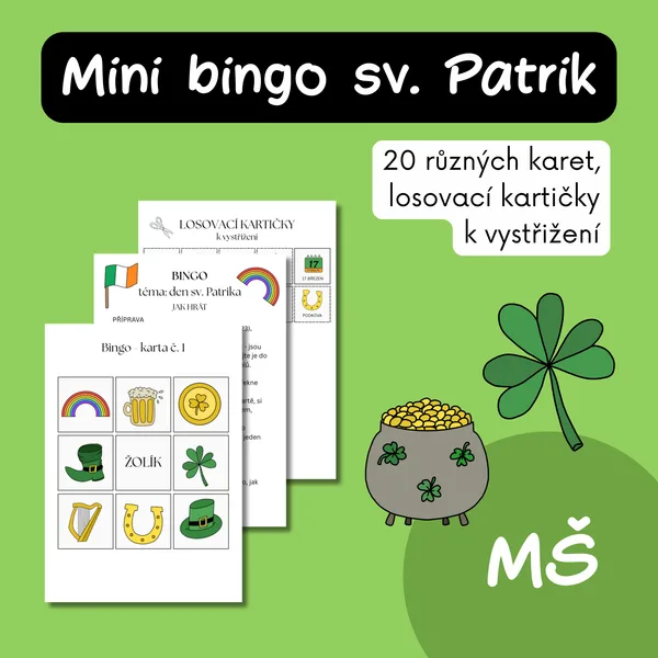 Den sv. Patrika - bingo 1