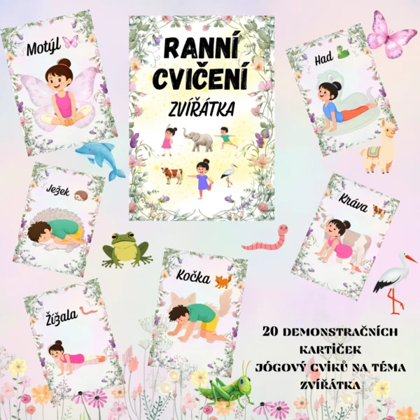 RANNÍ ROZCVIČKA- Zvířátka 🐢🐍🐬 1