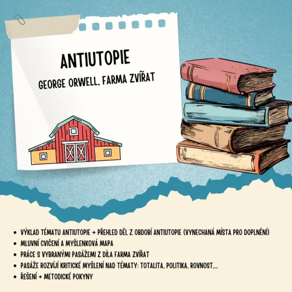 Antiutopie, George Orwell, Farma zvířat 1