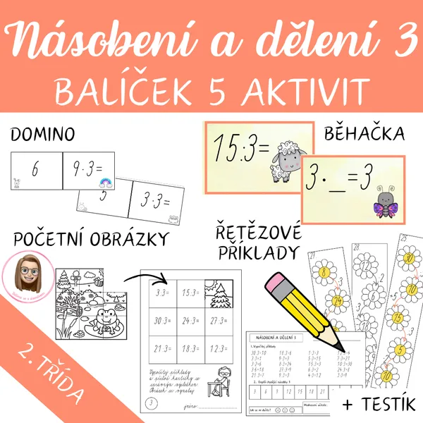 NÁSOBENÍ A DĚLENÍ 3 - BALÍČEK AKTIVIT 1
