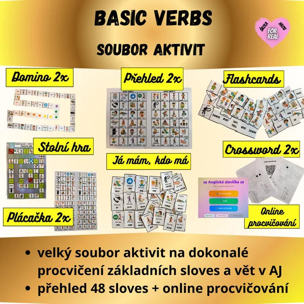 Basic verbs - soubor aktivit 1