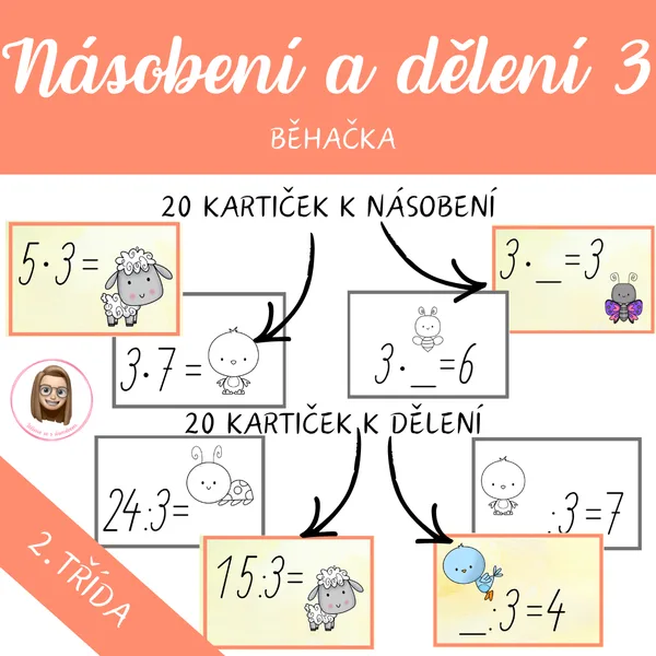 NÁSOBENÍ A DĚLENÍ 3 - běhačka 1