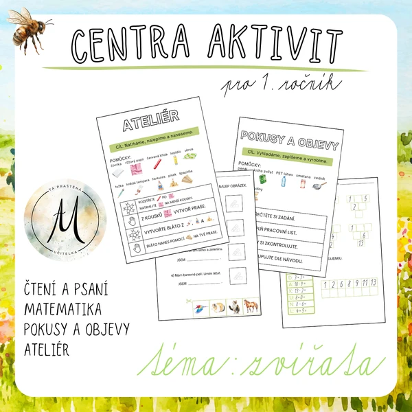 CENTRA AKTIVIT: hospodářská a domácí zvířata + jejich mláďata 1