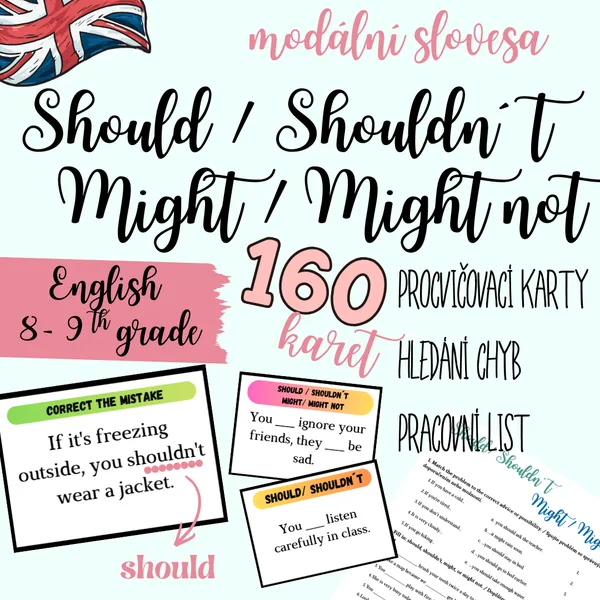 Modální detektivové: Should & Might / Modal verbs: Should & Might  1