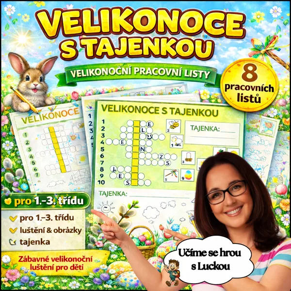 VELIKONOCE S TAJENKOU vhodné pro 1. - 3. třídu 1